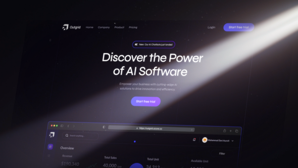 Website Promo Teaser Product Promo template preview