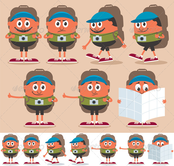 Backpacker - People Characters