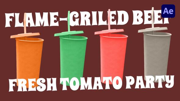 Delicious Intro Fast Food Openers template preview