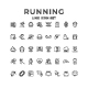 Set Line Icons of Running