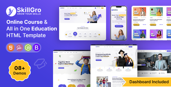 [DOWNLOAD]SkillGro - Online Courses & Education Template