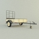 car trailer model 72 3D model