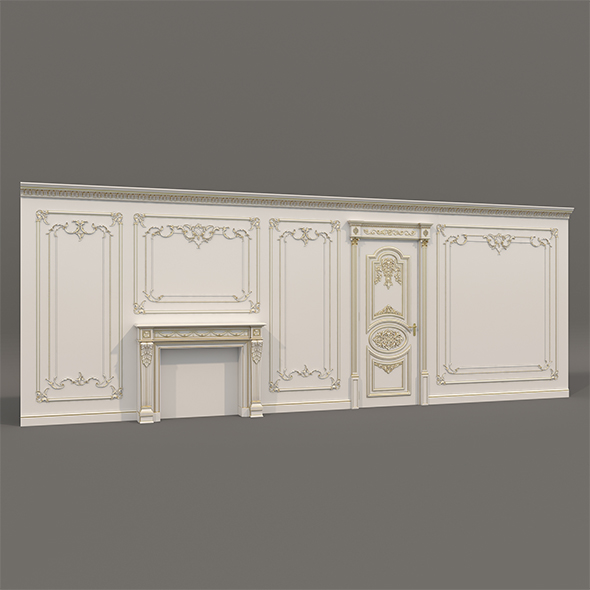 [DOWNLOAD]Wall Molding in Classic French style 39