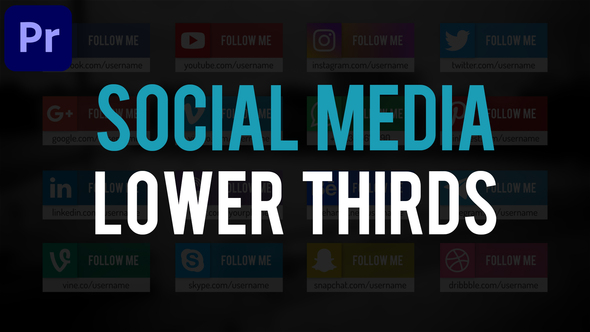 Social Media Lower Thirds