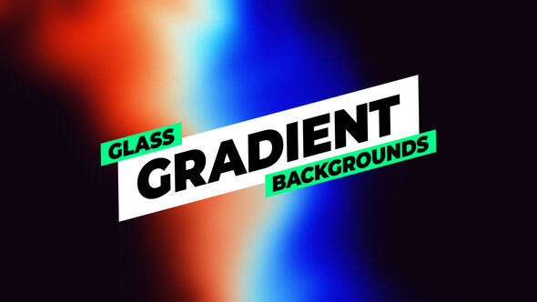 Glass Gradient Backgrounds, After Effects Project Files | VideoHive