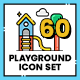 60 Playground Icons | Aesthetic Series