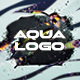 Aqua Particles Logo Reveal