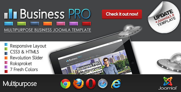 Business Pro - Clean Responsive Joomla Template