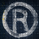 R Registered trademark symbol on non slip plastic flooring - PhotoDune Item for Sale