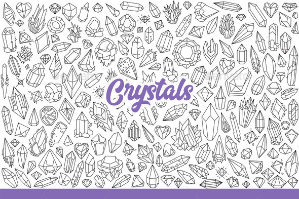 [DOWNLOAD]Precious Crystals of Various Shapes for Making