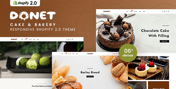 [DOWNLOAD]Donet - Cake & Bakery Responsive Shopify 2.0 Theme