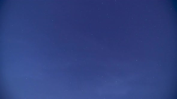 Stars in the Night Sky Timelapse