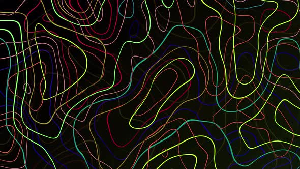Line wave background animation. abstract colorful line wave background. Vd 1867