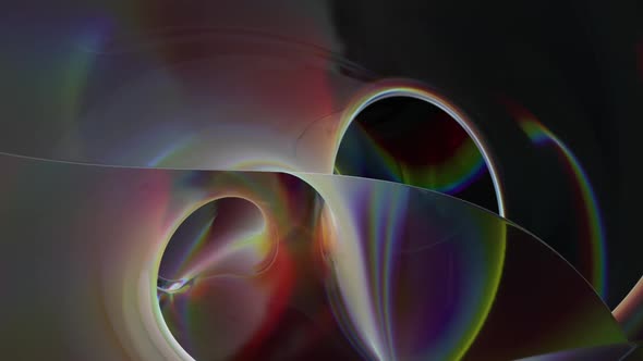 Abstract Rainbow Glass Background