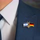 Businessman Friend Flags Pin Israel Germany - VideoHive Item for Sale