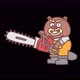 Mad Beaver Holding Chainsaw - VideoHive Item for Sale