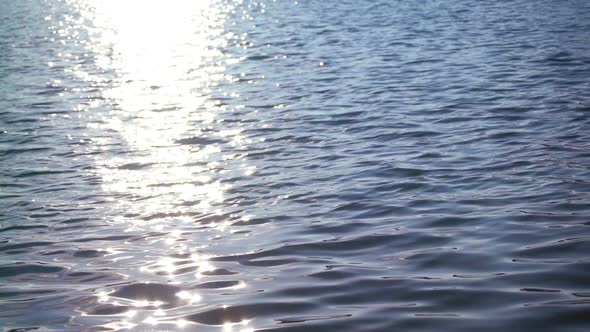 Sunset Sparkling Water Surface