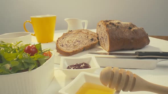 Sliced Rye Raisin Bread to the Whole Dinner Table alt