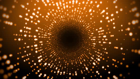 Gold Glitter Tunnel Loop  alt