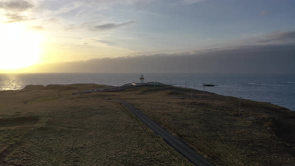 Aerial View of St. John's Point, County Donegal, Ireland alt