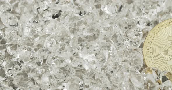 Bitcoin Among Diamond Gemstones