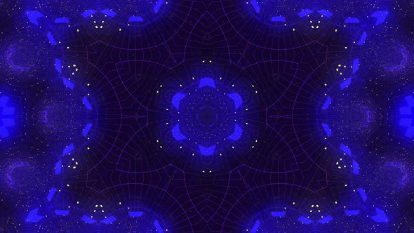 Colored flashes, kaleidoscope, disco screensaver, colored background.