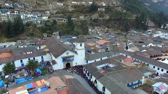 Feast of the Virgen del Carmen Procession in Paucartambo Peru