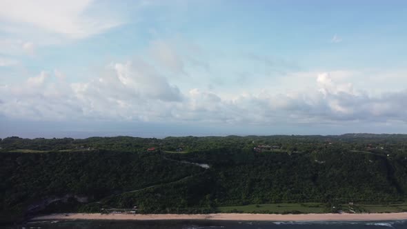 Nyang Nyang Beach Cliff Parallax with Clouds alt