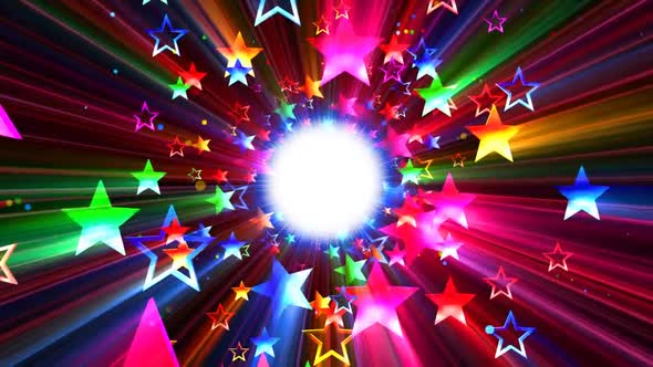 Colorful Stars Background alt