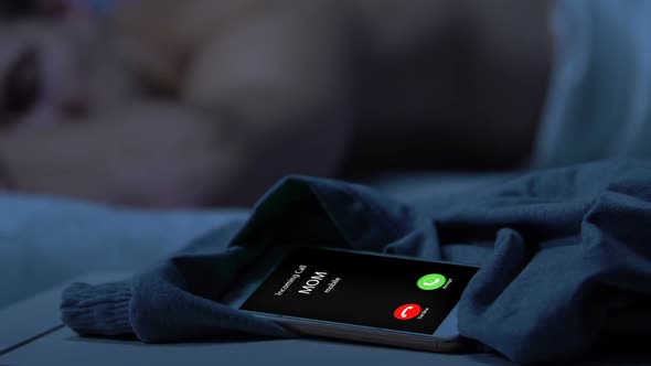 Incoming Call From Mother, Adult Son Spending Night With Woman, Parental Control alt