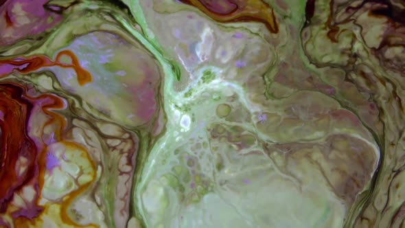 Color Surface Moving Surface Liquid Paint Art Texture