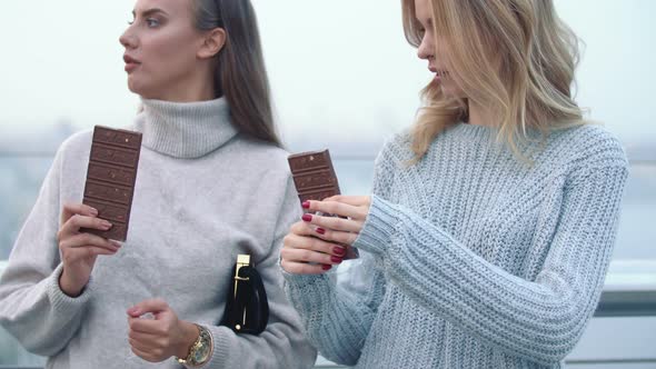 Girls Eating Chocolate alt