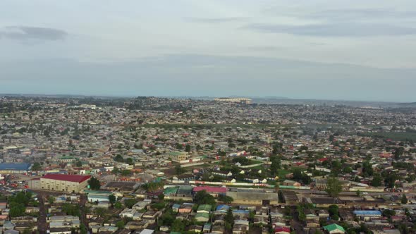 Aerial View Cityscape of Lusaka Zambia alt