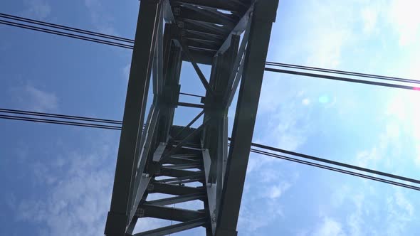 Bridge Construction On The Sky Background  alt