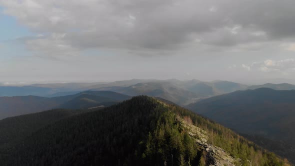 Aerial View of Mountains