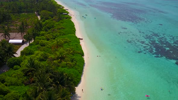 Aerial drone texture of seashore beach by blue ocean with sand background alt