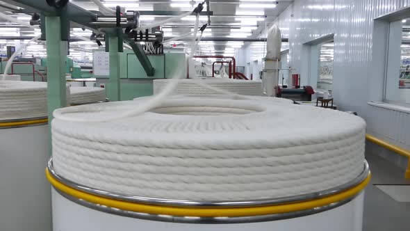 Production of Threads in a Textile Factory alt