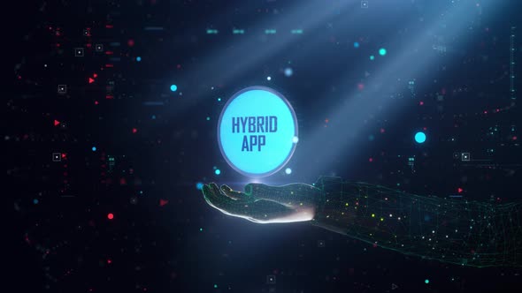 Digital Tech Hand Presentation Hybrid App