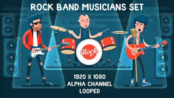 Rock Band Musician Characters