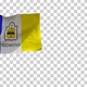 Rochester City Flag (New York, USA) on Flagpole with Alpha Channel - 4K - VideoHive Item for Sale