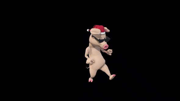 Cartoon Pig Dance 10 alt