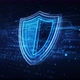 Shield cyber security symbol abstract loopable animation - VideoHive Item for Sale