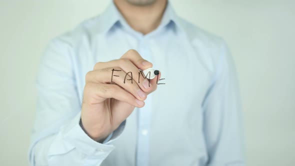 Fame, Writing On Screen alt