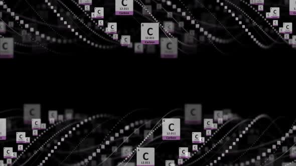 Intertwined Carbon Chemistry Symbol Package, Loopable