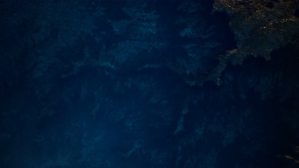 Top Erial View of the Red Rock Canyon alt