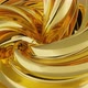 Abstract Metallic Gold Chrome Formation Background Loop - VideoHive Item for Sale