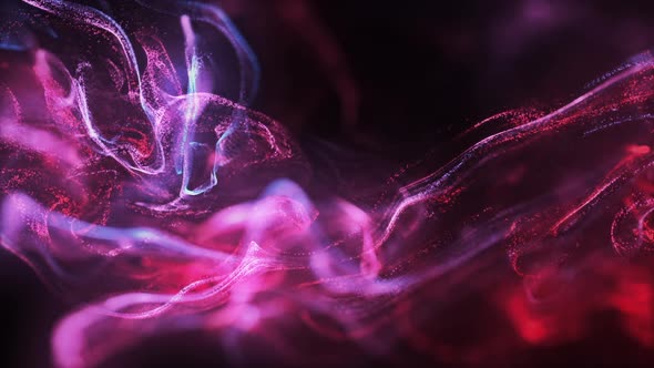 Colorful Particles  Background Loop