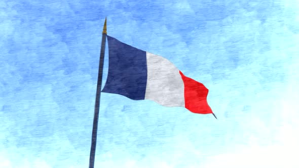 France Flag Stop Motion