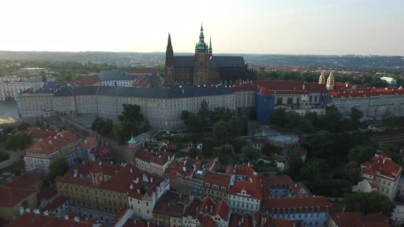 Aerial of St. Vitus Cathedral