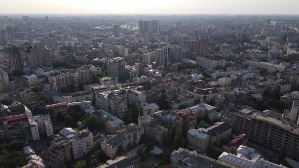 Kyiv - Aerial View of the Capital of Ukraine. Kiev alt